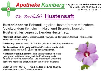 Hustensaft